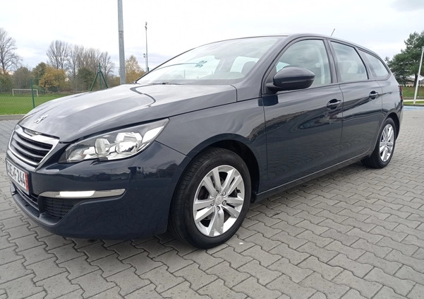 Peugeot 308 cena 31500 przebieg: 190000, rok produkcji 2015 z Zawiercie małe 781